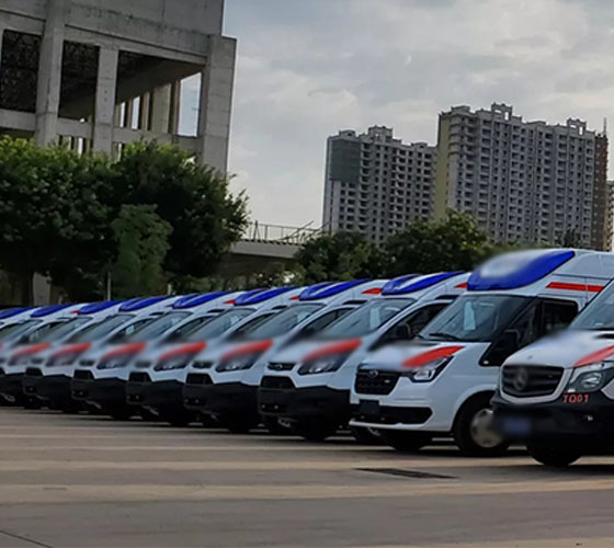 白水县服务车队展示