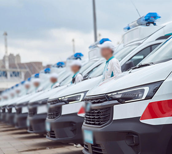 白水县服务车队展示